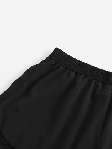 Vista 5 de SheIn Pantalones cortos de traje de baño para mujer, con cintura elástica, parte inferior de bikini