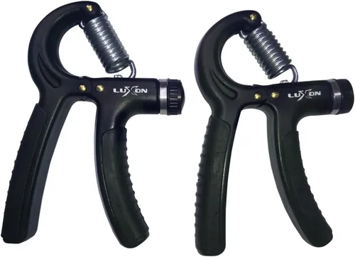 Vista 2 de Luxon Paquete de 2 fortalecedores de agarre de mano de resistencia ajustable de 22 a 110 libras (22.0-110.2 lbs) - Ejercitador de agarre de mano