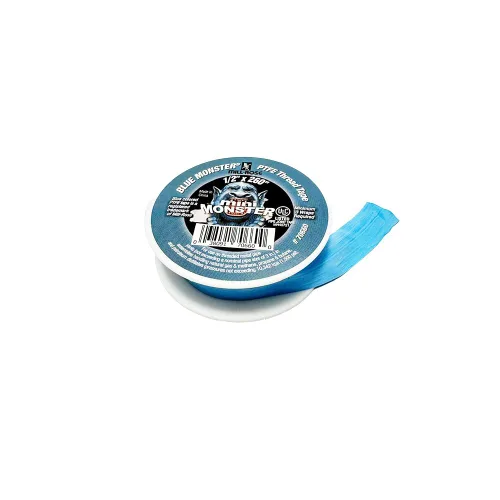 Vista 4 de Millrose 70660 Monster Roll Cinta de sellado de rosca de PTFE, 1/2 pulgada x 260 pulgadas, azul