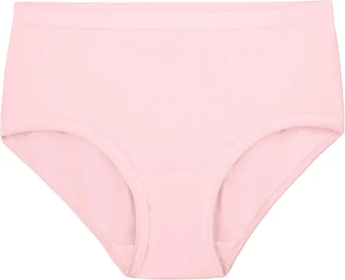 Vista 2 de Fruit of the Loom - Paquete múltiple de ropa interior de algodón sin etiqueta para niñas