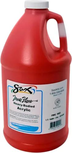 Vista 13 de Sax True Flow - Pintura acrílica de cuerpo pesado, 1/2 galón, juego de 6, varios