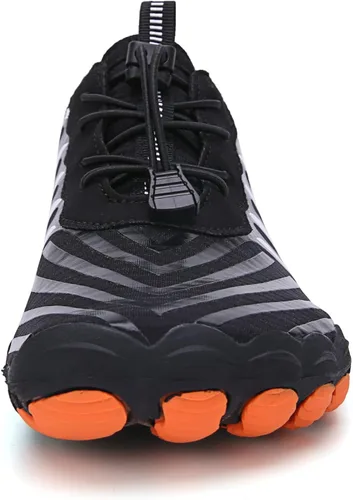 Vista 5 de Simari Zapatos de agua para mujer, hombre, natación, playa, piscina, deportes acuáticos, secado rápido, estilo descalzo, buceo, surf y caminar