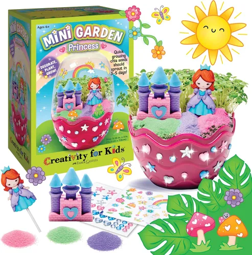 Vista 10 de Creativity for Kids Mini Garden Axolotl Terrarium, Grow & Create (a partir de 6 años)