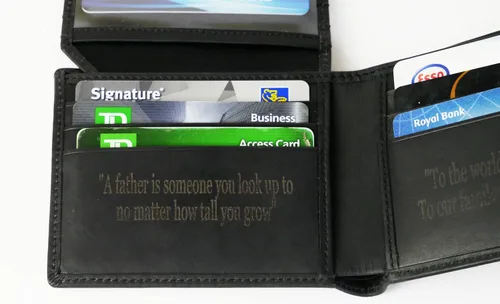 Vista 6 de Carteras personalizadas para hombres regalos personalizados para hombres cartera personalizada para hombres cuero de grano completo grabado