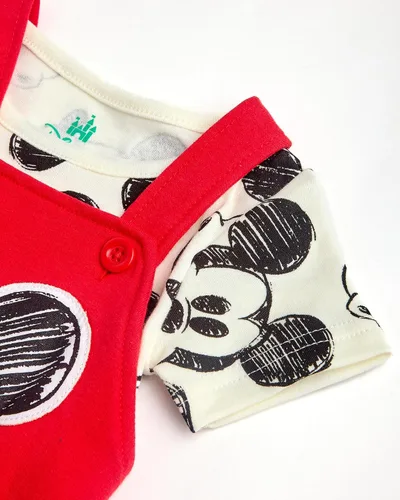 Vista 19 de Disney Conjunto de pantalones cortos para bebé, 2 piezas de Spiderman Mickey Mouse Cars Winnie the Pooh, conjunto corto de camisa corta (0-3M-24M)