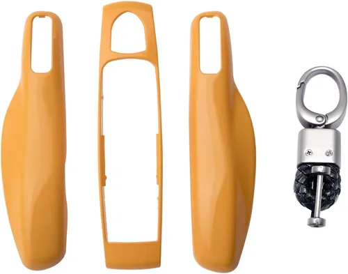 Vista 8 de Xotic Tech - Carcasa rígida de ABS con llavero, compatible con Porsche Cayenne, Panamera, Boxster, Cayman Carrera 918 Spyder Macan, llave