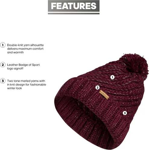 Vista 2 de adidas Twilight 3 Ballie Pom Beanie para mujer