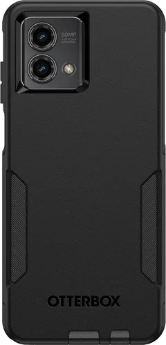 Vista 3 de OtterBox Commuter Series - Funda para Moto G Stylus 0.18 oz (2023), color negro Funda delgada y protectora para iPhone, de doble capa, absorción