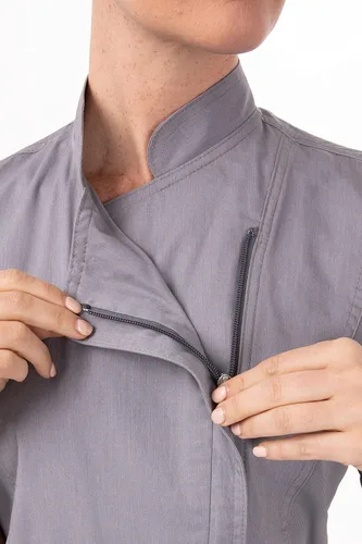 Vista 6 de Chef Works Abrigo de chef Springfield para mujer