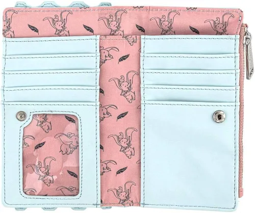 Vista 4 de Loungefly Disney Dumbo Circus Ticket Flap Wallet, Multi, Cartera