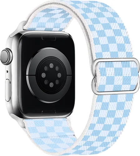 Vista 16 de Correas elásticas de nailon compatibles con Apple Watch de 1.496 pulgadas, 1.575 pulgadas, 1.614 pulgadas, 1.654 pulgadas, 1.732 pulgadas, 1.732