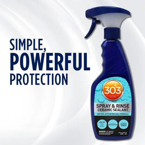 Vista 6 de 303 Products Sellador de cerámica en aerosol y enjuague, revestimiento cerámico rápido, fórmula SiO2 activada por agua, 6 meses de protección