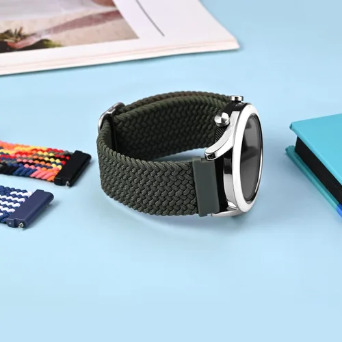 Vista 2 de BISONSTRAP Correas de reloj de nailon, correas trenzadas ajustables para hombres y mujeres, 0.630 in, 0.709 in, 0.748 in, 0.787 in, 0.866 in