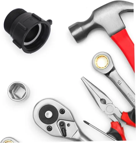 Vista 8 de Adaptador de asas con junta Heavy Duty to Tank Adaptador de tanque de agua para sellar grado alimenticio para uso