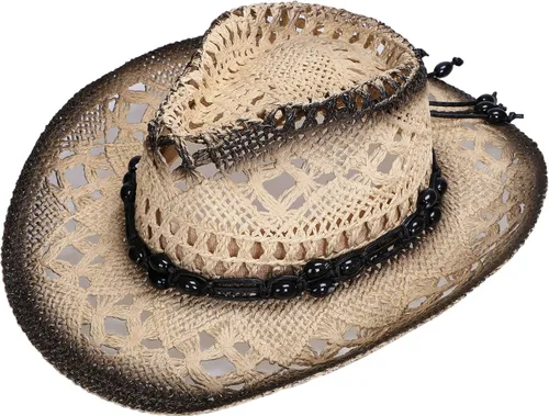 Vista 36 de Sombrero vaquero de paja con banda decorada, para disfraces de niños, de Simplicity