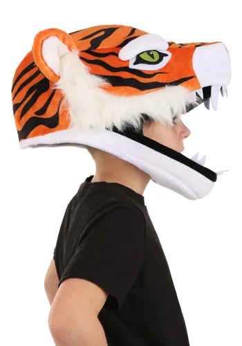 Vista 8 de Gorro Peluche Jawesome de Tigre Multicolor
