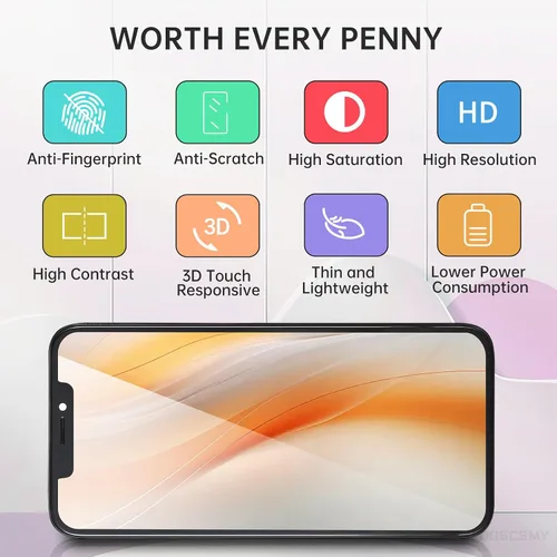 Vista 5 de Para iPhone 11 Pro Max Reemplazo de pantalla ensamblada con auricular de altavoz de oído Pantalla LCD táctil 3D Digitalizador de proximidad y sensor