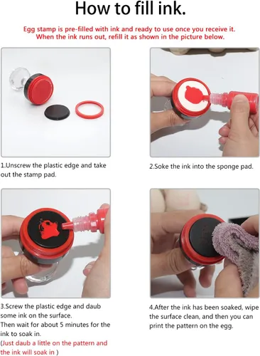 Vista 6 de Sellos de huevos para huevos frescos, Sello de huevo de pollo personalizado, Sellos de huevos personalizados, Sellos de huevos para huevos frescos