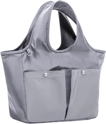 Vista 7 de Bolsa de almuerzo para mujeres y hombres, fresca, mantiene la comida fresca, caja de almuerzo, pequeña bolsa enfriadora a prueba de fugas