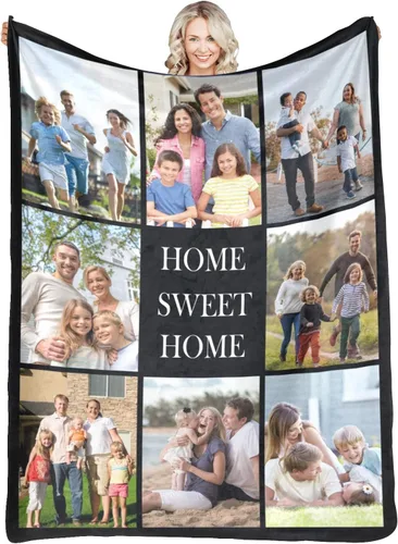 Vista 9 de Mantas personalizadas con foto, manta de fotos personalizada, mantas personalizadas con imagen, regalos personalizados para mujeres, hombres