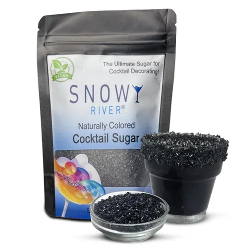 Vista 19 de Snowy River Americas Cocktail Sugar - Rimmer de cóctel Kosher todo natural, rojo, blanco y azul y recortador de café (americanas, bolsa de 1 libra)