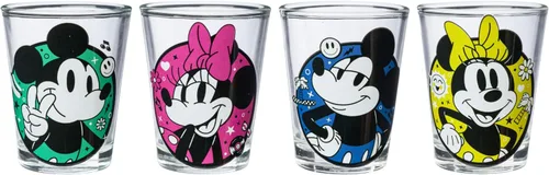 Vista 16 de Silver Buffalo Avatar the Last Airbender con Aang, Katara, Toph, Appa y Momo - Paquete de 4 mini vasos, 1.5 onzas