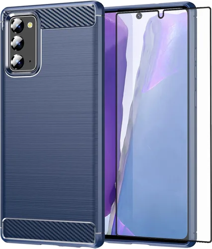 Vista 10 de Asuwish Funda de teléfono para Samsung Galaxy Note 20 Glaxay Note20 5G con protector de pantalla de vidrio templado y funda protectora delgada