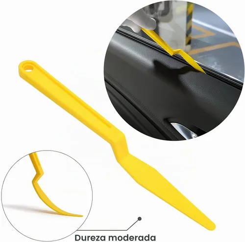 Vista 6 de FOSHIO Kit de herramientas de envoltura de vinilo para ventana con cinta de cuchillo de 5M, escobilla de fieltro, micro escobilla de goma, soportes