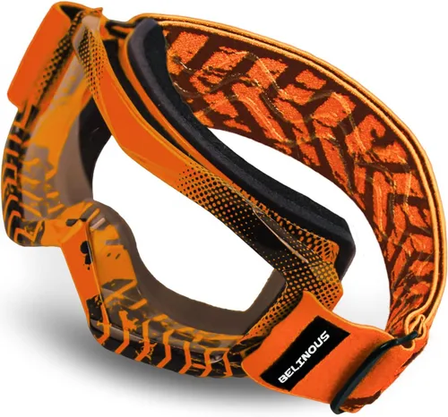 Vista 8 de BELINOUS - Gafas de protección para niños para ATV, moto de cross, motocicleta, motocross MX, gafas de moto de cross para jóvenes para niños de 3 a