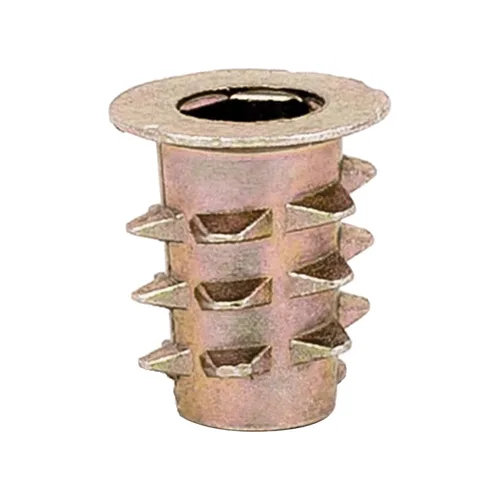 Vista 13 de E-Z LOK Inserto roscado para madera blanda, insertos de rosca hexagonal de zinc 10-32 roscas internas, 0.394 pulgadas de longitud, paquete de 50