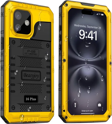 Vista 46 de Beasyjoy Funda para iPhone 12 - Impermeable, Grado Militar Resistente a Golpes con Protector de Pantalla Integrado, Protección Completa del Cuerpo
