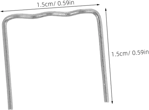 Vista 2 de 100 varillas de soldadura de plástico para reparación de parachoques de coche, grapas de grapadora en caliente para restauración rápida