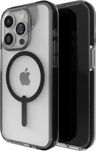 Vista 44 de ZAGG Gear4 Santa Cruz Snap Case para Apple iPhone 14, protección contra caídas D30 de hasta 13 pies (4 m), compatible con carga inalámbrica, parte