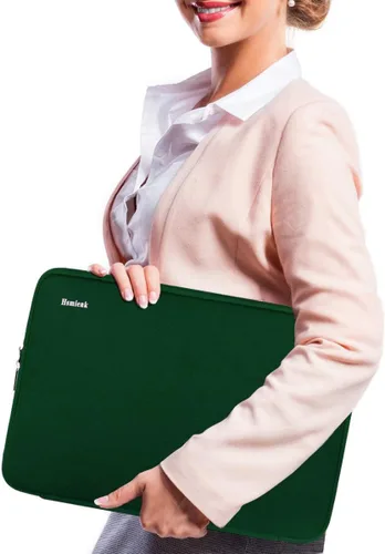 Vista 27 de Funda para portátil, bolsa de transporte con protección para computadora compatible con MacBook Air nuevo de 13 pulgadas M2/A2681 M1/A2337, MacBook