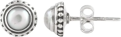 Vista 31 de Round Gemstone Stud Design 2