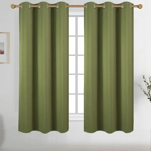 Vista 8 de Diraysid Cortinas opacas beige con ojales para dormitorio, con aislamiento térmico, cortinas de oscurecimiento de habitación, 38 x 54 pulgadas, 2