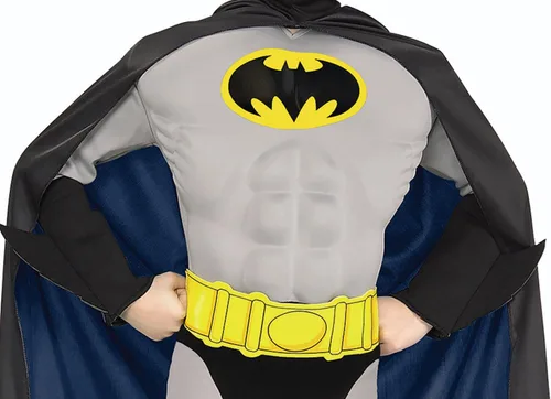 Vista 2 de Super DC Heroes Deluxe Muscle Chest El Batman Disfraz infantil