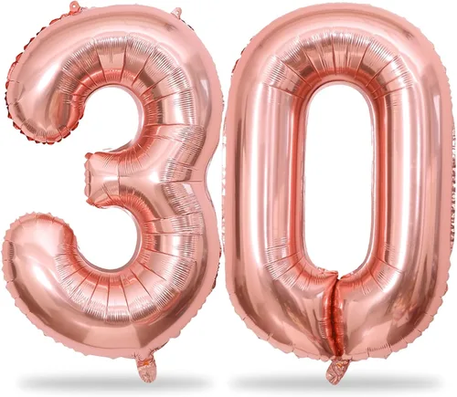 Vista 122 de Globos negros del número 10 para decoraciones de cumpleaños número 10, globos de helio de mylar de lámina de 40 pulgadas negros del número 1 & 0