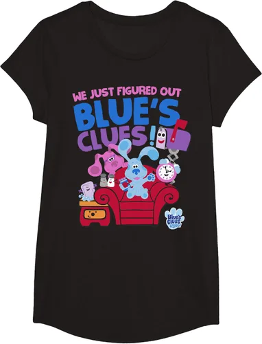 Vista 3 de Blue's Clues & You Group Shot Just Figured Out Blue's Clues Camiseta Negro