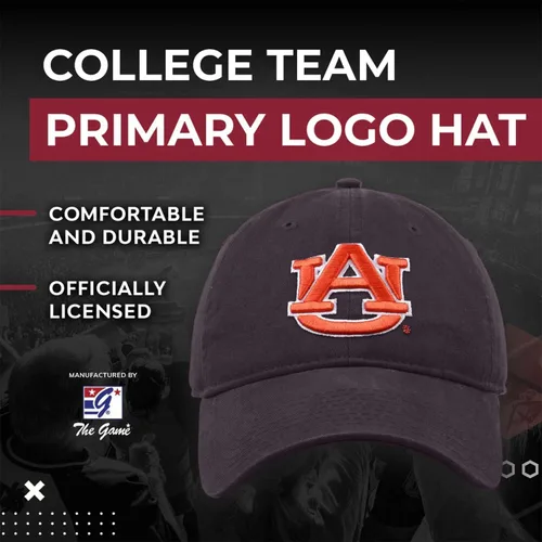 Vista 2 de The Game NCAA - Gorra con logotipo de ajuste relajado para adultos, logotipo bordado, 100% algodón, eleva tu estilo y muestra tu espíritu