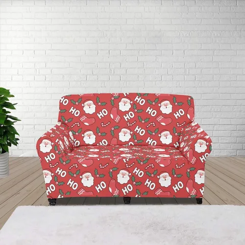 Vista 92 de Boatee Fundas de sofá de 1 pieza con diseño de copo de nieve azul, fundas elásticas para sofá, 1 cojín, protección de muebles, decoración para sala