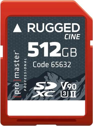 Vista 5 de ProMaster Tarjeta de memoria SDHC Rugged™ de 32 GB CINE UHS-II, (modelo 5449)