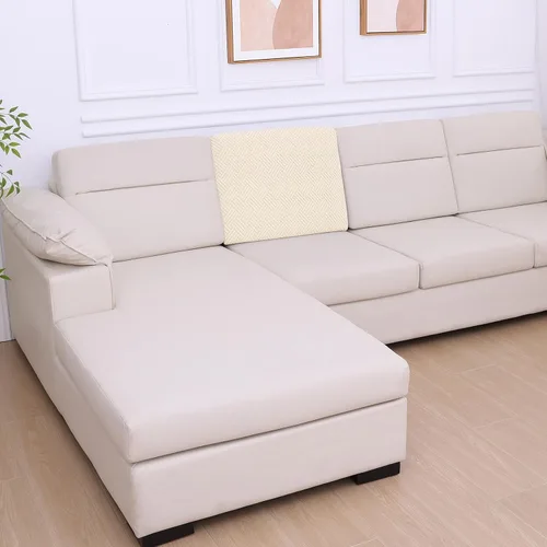 Vista 6 de hyha Fundas de cojín impermeables para sofá, funda elástica mágica para asiento de sofá, fundas impermeables para sofá seccional/sofá para mascotas