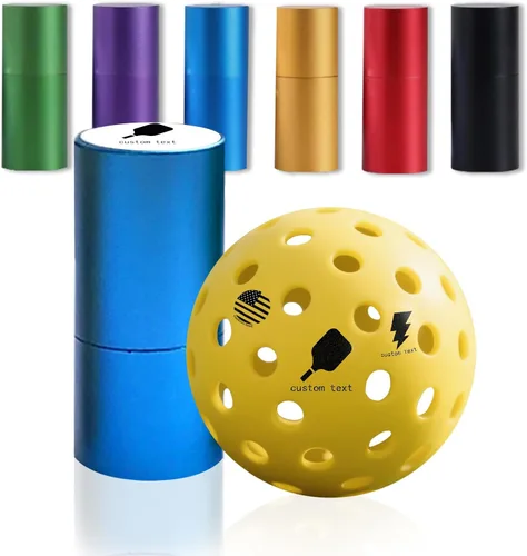 Vista 10 de Marcador de sello de pickleball personalizado - Sello de nombre personalizado para bolas de pickleball, sin ensuciar, tinta de larga duración
