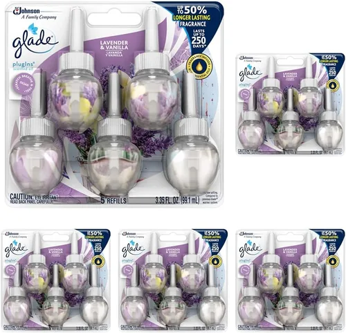 Vista 12 de Glade PlugIns - Repuestos de ambientador, aceites esenciales perfumados para el hogar y el baño, aroma Apple Cinnamon, 3.35 onzas líquidas, 5