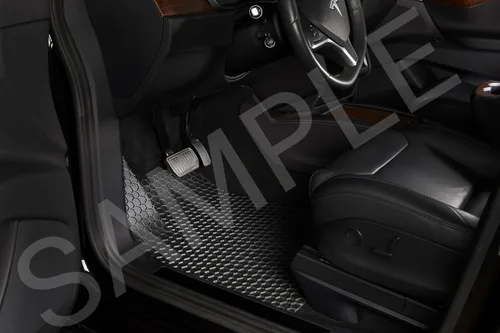 Vista 2 de TOUGHPRO Juego de accesorios de alfombrillas (primera fila + 2ª fila) para Fiat 500e resistente para todo tipo de clima