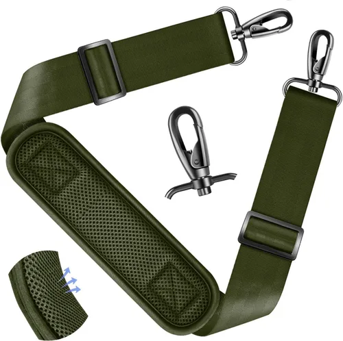 Vista 19 de ZINZ Correa de hombro universal de 59 pulgadas con almohadilla transpirable fija ultra gruesa, correa de hombro ajustable y resistente para bolsa