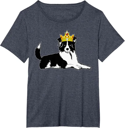 Vista 35 de Border Collie Crown - Camiseta veterinaria de piel de pastoreo de ovejas, Negro
