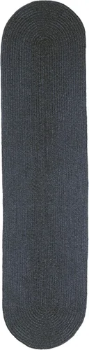 Vista 15 de BNM - Alfombra ovalada bohemia para interiores y exteriores con patrón trenzado sólido, perfecta para patio trasero, patio, oficina, sala de estar