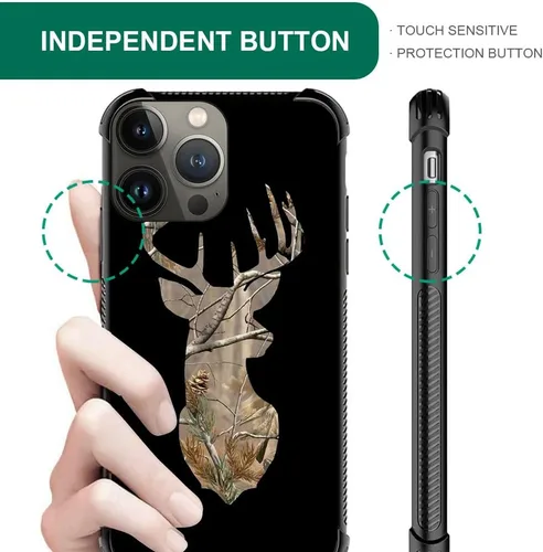 Vista 528 de Funda compatible con iPhone 15, diseño de elefantes africanos, diseño increíble a prueba de golpes, antiarañazos, carcasa trasera de policarbonato